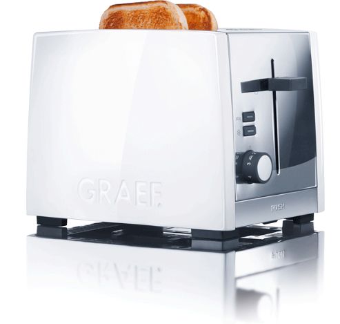 Image of Graef Side By Side 2 Slice Toaster - White