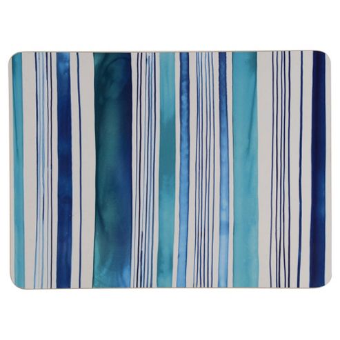 Image of Tesco Painterly Stripe Placemats, 4 Pack
