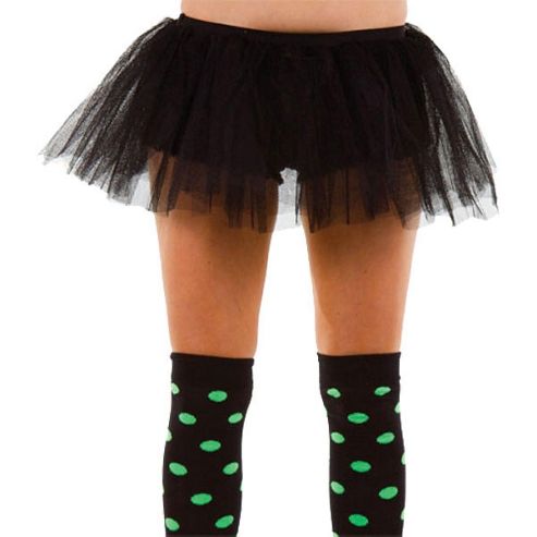 Image of Black Tu-tu - Adult Costume Size: 10-14