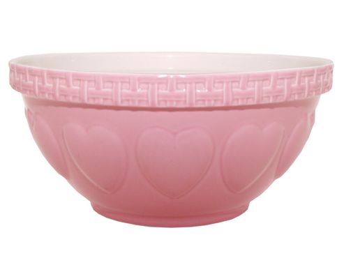 Image of Mason Cash Heart Mixing Bowl 290mm Pink