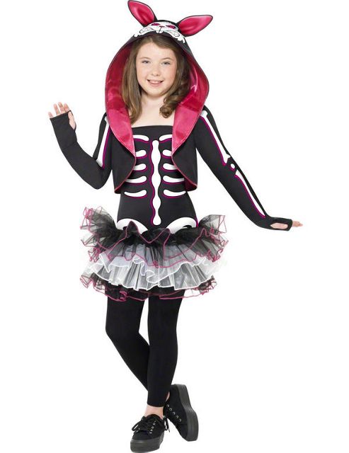 Image of Child Skeleton Rabbit Costume Large