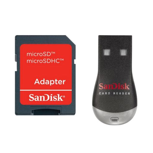 Image of Sandisk Mobilemate Duo Microsdhc Usb Reader + Sd Adapter