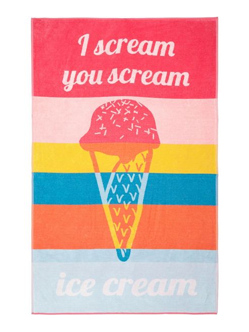 Image of Linea Ice Cream Beach Towel