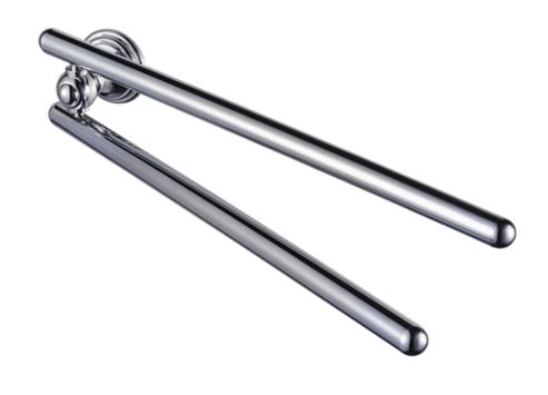 Image of Haceka Allure 42cm Adjustable Towel Rail In Chrome