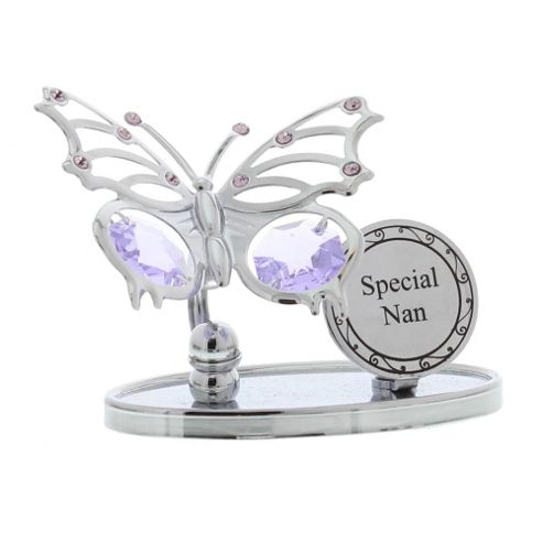 Image of Crystocraft Special Nan Crystal Butterfly Ornament