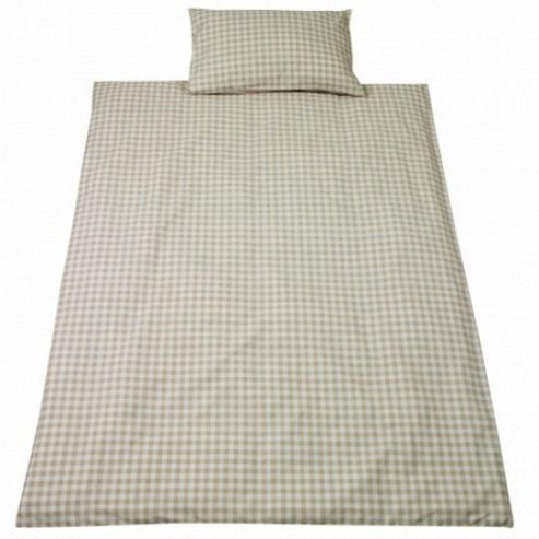 Image of Beige Gingham Set