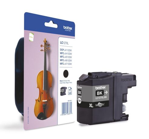Image of Brother Lc127xlbk Hy Ink Cart Black