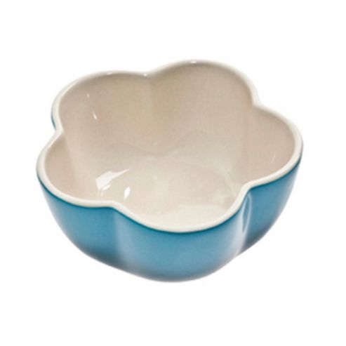 Image of Denby Ceramic Flower Ramekin, azure Blue
