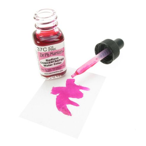 Image of Dr. Ph. Martin's Radiant Concentrated Watercolours - Ice Pink