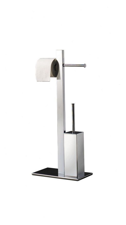 Image of Gedy Bridge Bathroom Butler In Chrome
