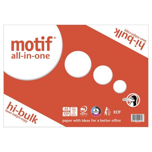 Image of Motif A3 White Paper 250 Sheets