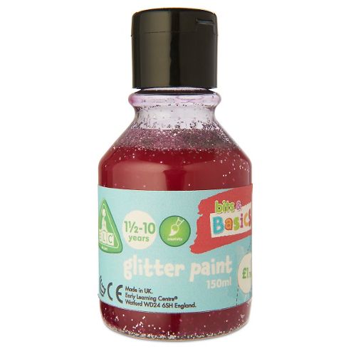 Image of Elc Pink Glitter Ready Mix Paint 150ml