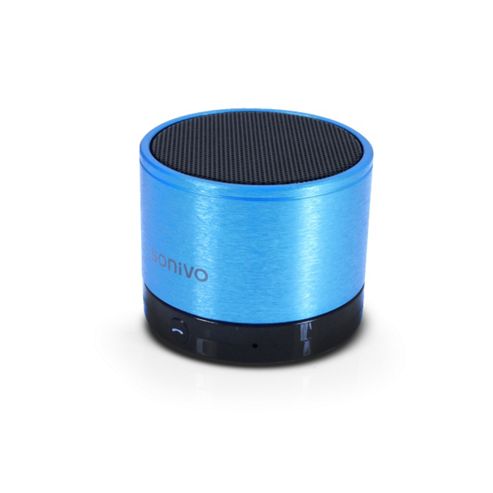 Image of Sonivo Soundwave Sw100 Rechargable Portable Bluetooth Speaker - Blue