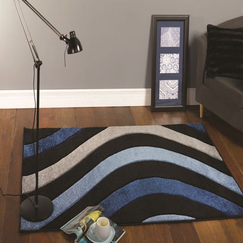 Image of Orleans Sway Blue 160x220 Cm Rug