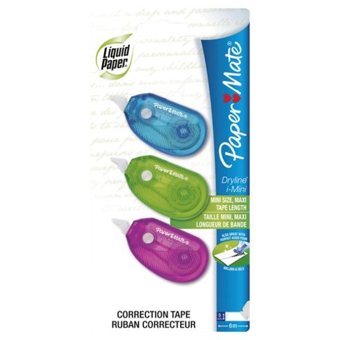 Image of Papermate Mini Correction Tapes, 3 Pack