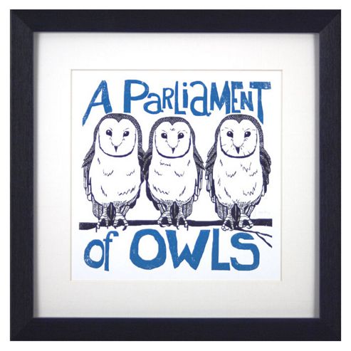 Image of Animal Friends Framed Print - Owls