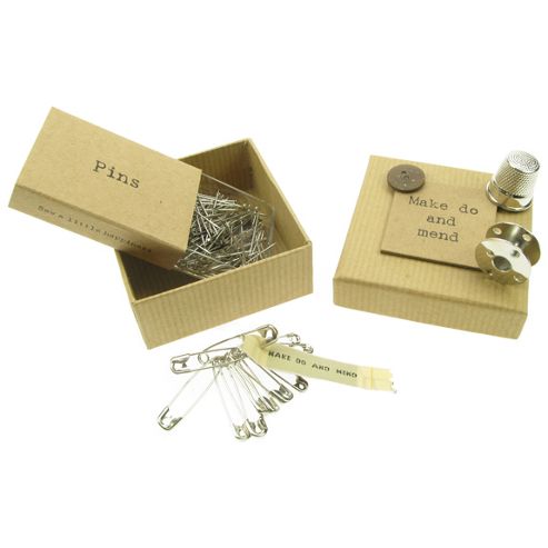 Image of Brown Box Sewing Kit - Make Do And Mend