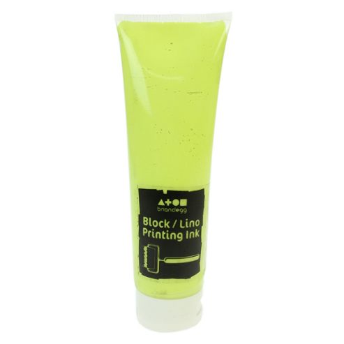 Image of Block Printing Ink Fluor Yellow 300 Ml