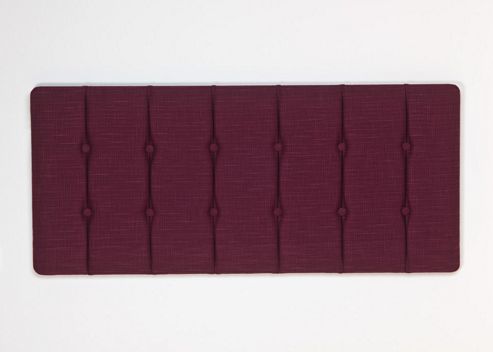 Image of Kyoto Chester Buttoned Upholstered Headboard - Victoria Plum - King