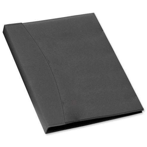 Image of Rexel Display Book Soft Touch 24 Pockets With Cover Smooth Black Ref 2101185