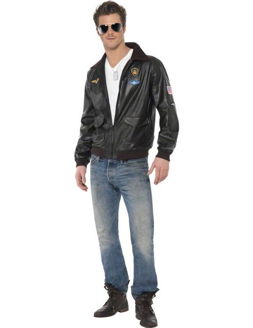 Image of Top Gun Bomber - Adult Costume Size: 38-40