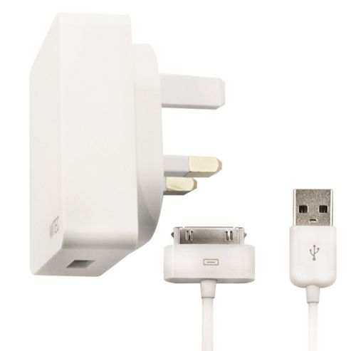 Image of Mitec Essentials Iphone 4s Mains Charger 2amp