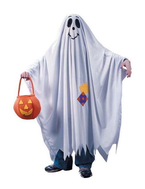 Image of Child Ghost Costume Large