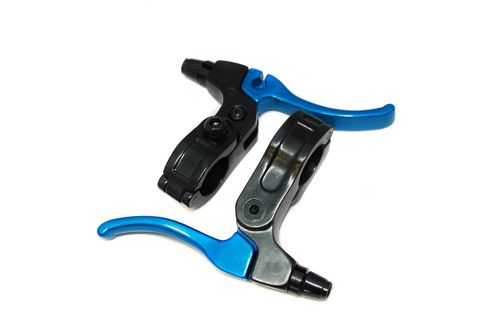Image of Coyote Bmx Brake Levers 198g 2 Finger Anodized Blue