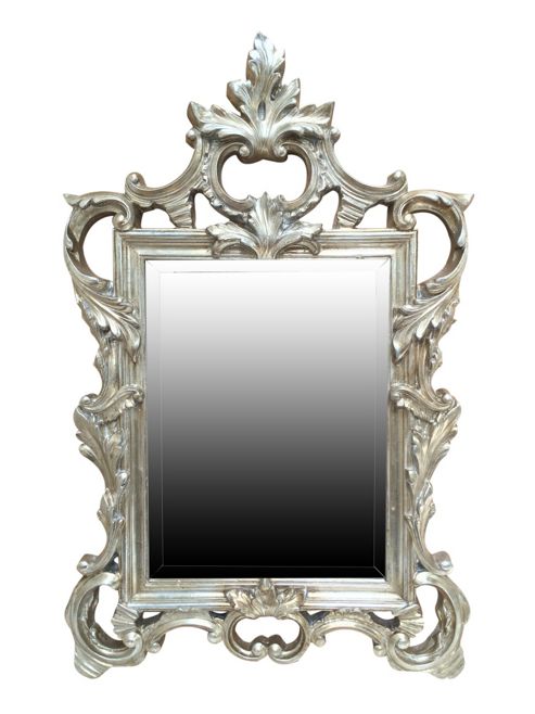 Image of Alterton Furniture Decorative Mirror - Champagne Silver - 77 Cm H X 50 Cm W