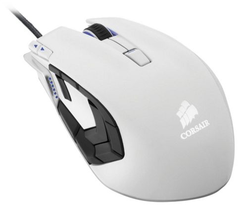 Image of Corsair Vengeance M95 Performance Mmo/rts Laser Gaming Mouse (arctic White)