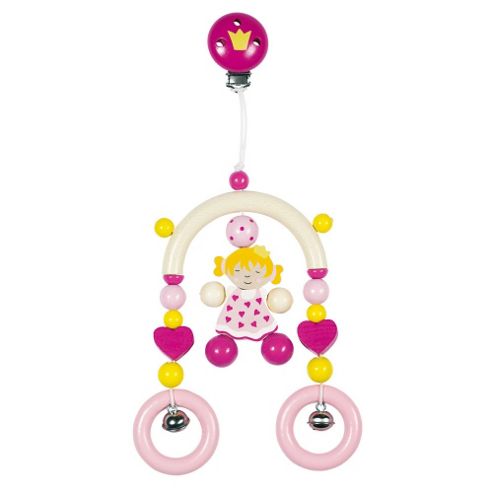 Image of Heimess 734240 Wooden Mini Trapeze Clip On Mobile (princess)