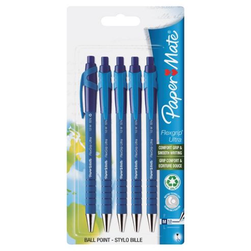 Image of Paper Mate Flexgrip Ultra Blue, 5 Pack
