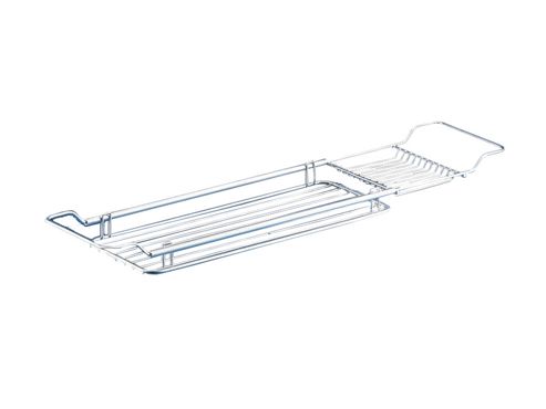 Image of Metaltex 404004 Expandable Bath Rack Chrome