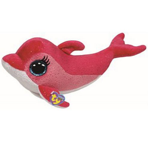 Image of Ty Beanie Boo 6" Plush - Pink Dolphin Surf