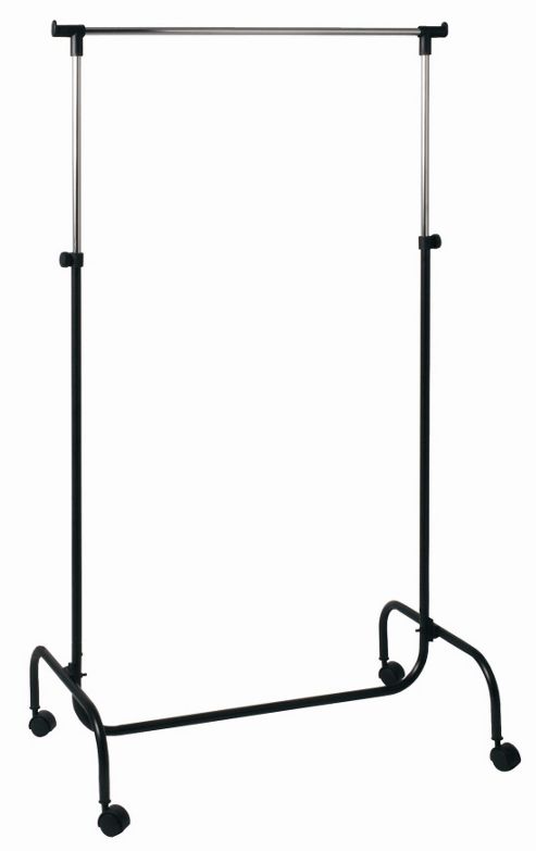 Image of Urbane Designs Chamornix Clothes Hanging Rail - Black