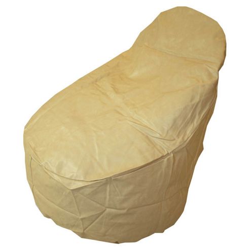 Image of Kaikoo Tear Drop Chair - Leather Cream