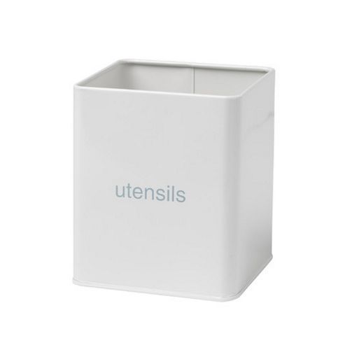 Image of Hahn Simple Storage Utensil Canister, White