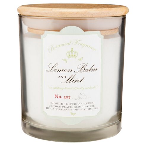 Image of Botanicals Candle Jar, Lemon Balm And Mint