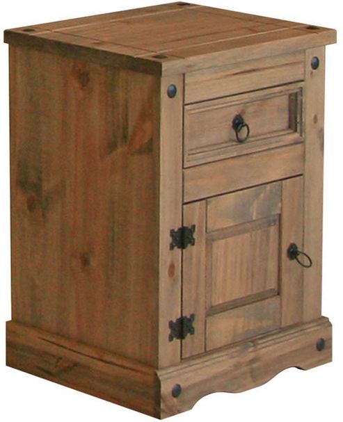 Image of Home Essence Corona 1 Drawer Bedside Table