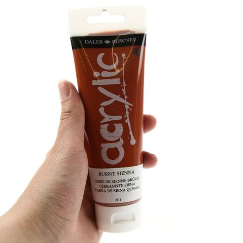 Image of Daler Graduate Acrylic Burnt Sienna 120ml