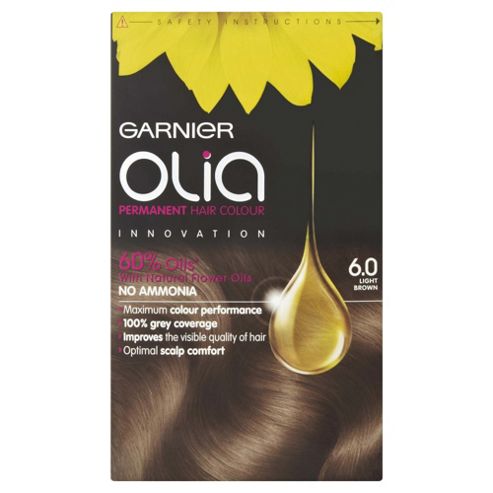 Image of Garnier Olia Permanent Hair Colour Olia 6.0 Light Brown