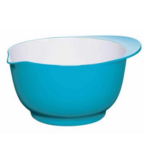 Image of Colourworks Large Melamine Two Tone Mixing Bowl, 24cm, Blue