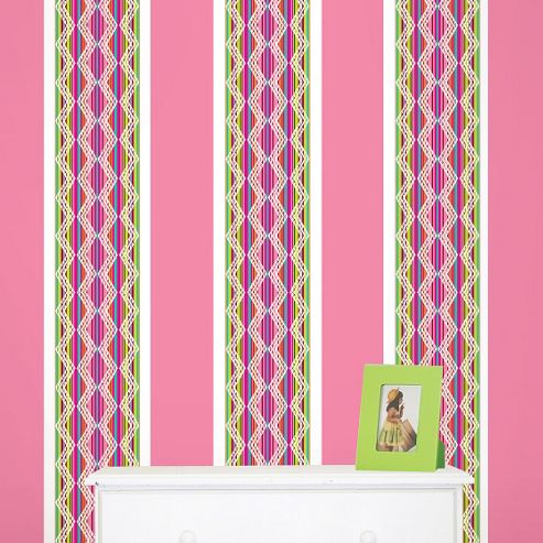 Image of Wallpops Petals Stripes Wall Stickers