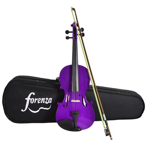 Image of Forenza Uno Series 3/4 Size Purple Violin Outfit
