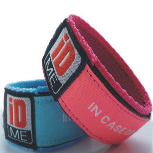 Image of Idme Kids Safety Id Wristband Blue