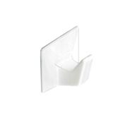 Securit S6351 Self Adh Cup Hooks White Small X4
