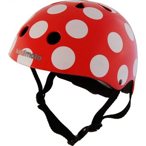 Image of Kiddimoto Helmet Medium (dotty Red)