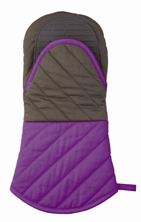 Image of Kitchencraft Colourworks Oven Mitt In Purple