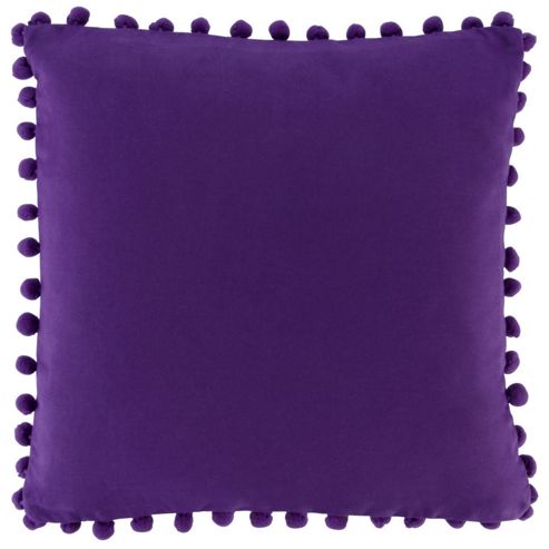 Image of Ragged Rose Bobby Cushion - Purple
