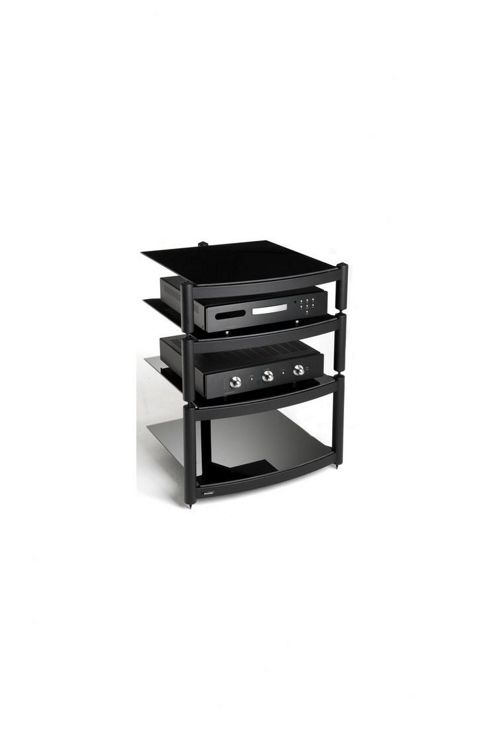 Image of Atacama Audio Equinox Hi Fi Celebration Le Rack With Shelves In Gloss Black